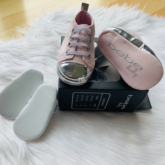 Bebe baby girl shoes 9-12 months. Plus extra pair - Picture 3 of 7